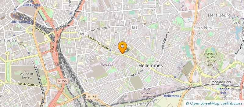 localisation de l'entreprise PROXIBAT à LILLE
