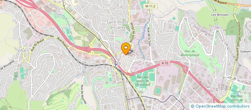 localisation de l'entreprise PROXIBAT  SAINT-ETIENNE