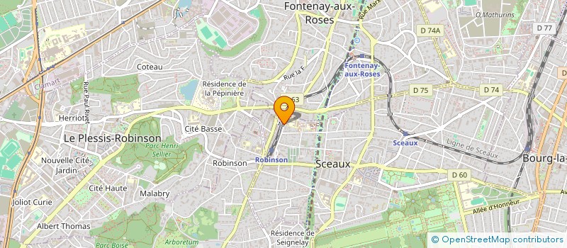localisation de l'entreprise PROXICAP à SCEAUX