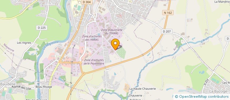 localisation de l'entreprise PROXICLO OUEST  SAINT-BRICE-COURCELLES