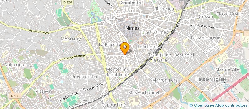 localisation de l'entreprise PROXICOIFF  NIMES