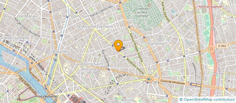 localisation de l'entreprise PROXICOLIS à PARIS
