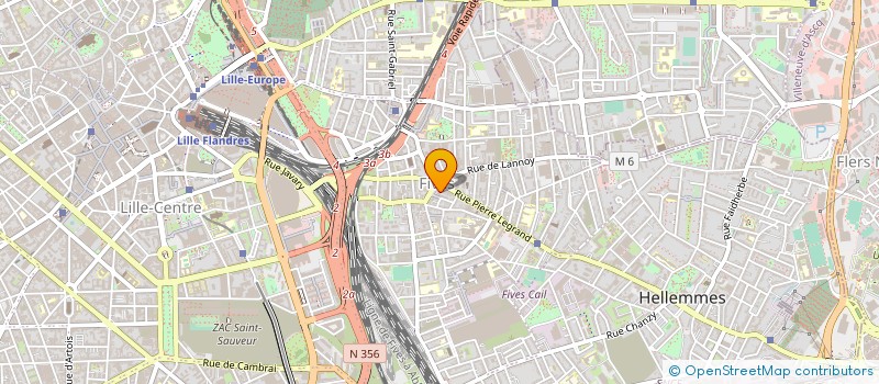 localisation de l'entreprise PROXICOM à LILLE