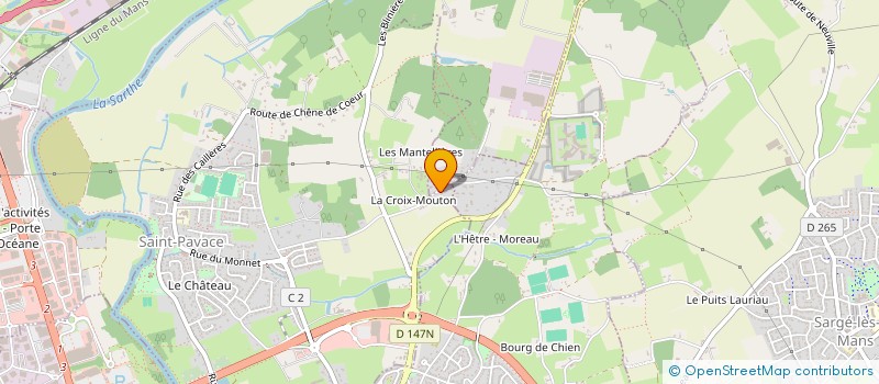 localisation de l'entreprise PROXICONSEIL PATRIMOINE à SAINT-PAVACE