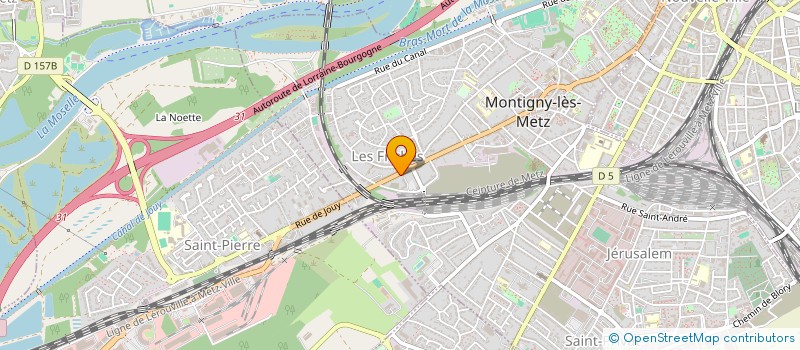 localisation de l'entreprise PROXICRF à MONTIGNY-LES-METZ