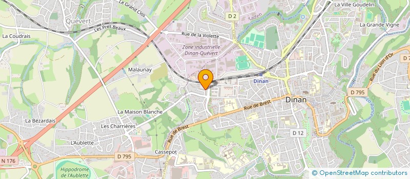 localisation de l'entreprise PROXIDIA à DINAN