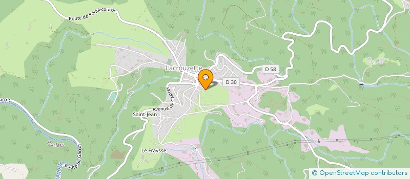 localisation de l'entreprise PROXIDOBRE à LACROUZETTE