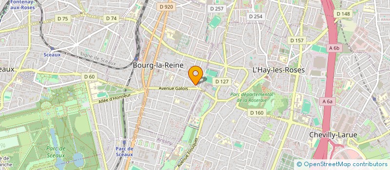 localisation de l'entreprise PROXIFERM à BOURG-LA-REINE