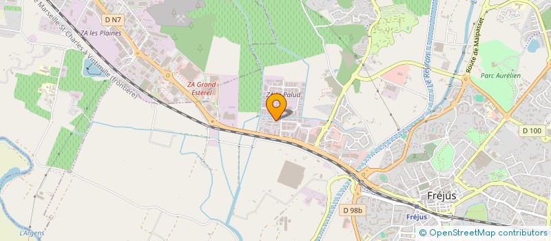 localisation de l'entreprise PROXIFOODS à FREJUS