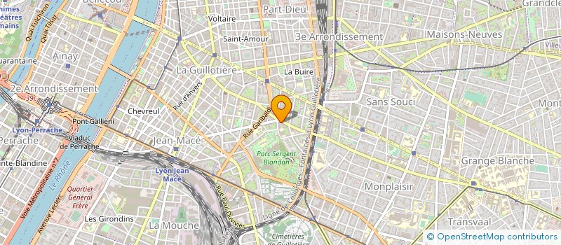 localisation de l'entreprise PROXIGEL à LYON
