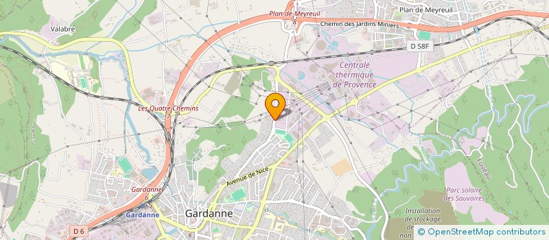 localisation de l'entreprise PROXIGEN à GARDANNE