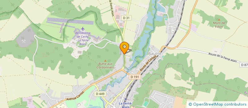 localisation de l'entreprise PROXILEC à CERNY