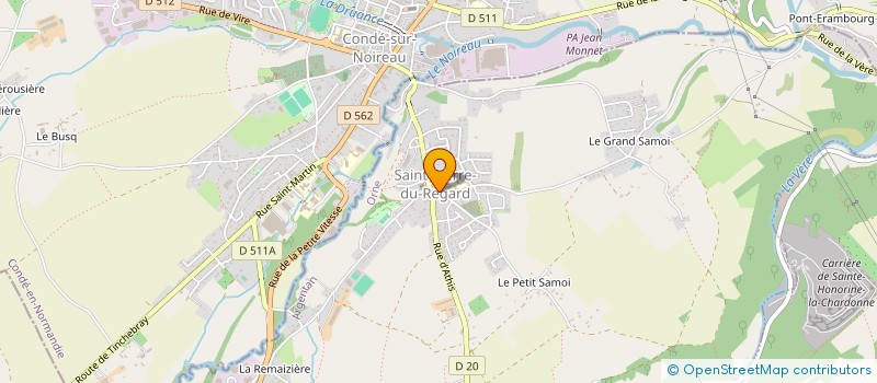 localisation de l'entreprise PROXILINGE à SAINT-PIERRE-DU-REGARD