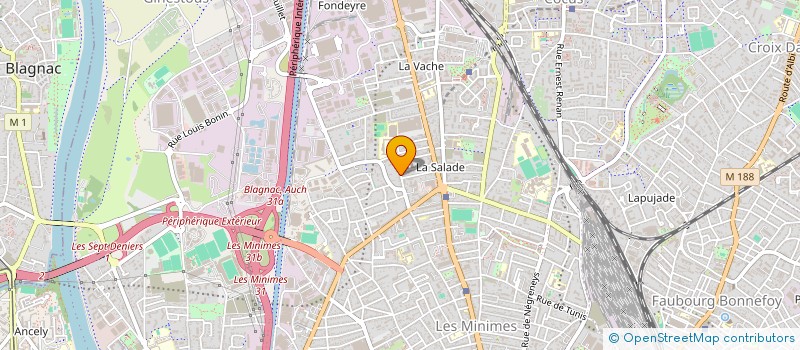 localisation de l'entreprise PROXIM'ART à TOULOUSE