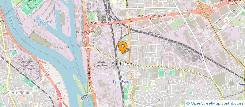 localisation de l'entreprise PROXIM SERVICES à SAINT-FONS