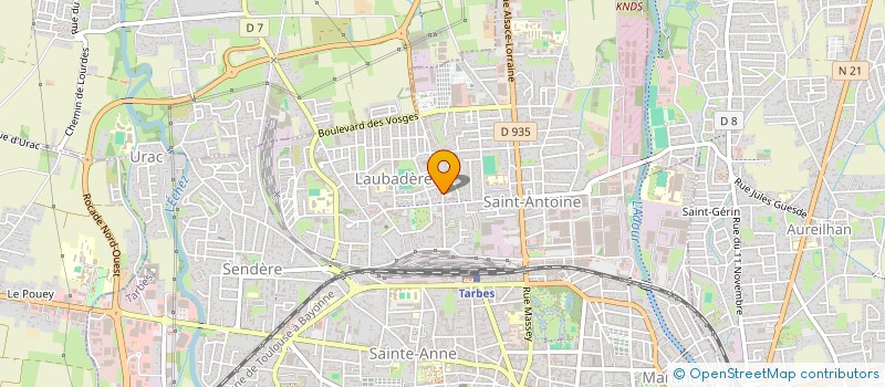 localisation de l'entreprise PROXIMA à TARBES
