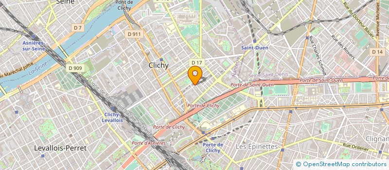 localisation de l'entreprise PROXIMA à CLICHY