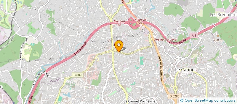localisation de l'entreprise PROXIMA à LE CANNET