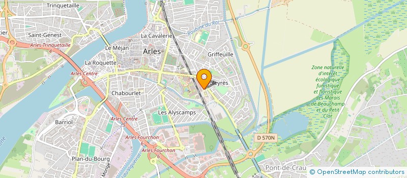 localisation de l'entreprise PROXIMA à ARLES