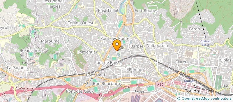 localisation de l'entreprise PROXIMA  TOULON