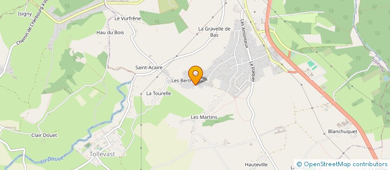 localisation de l'entreprise PROXIMA  TOLLEVAST