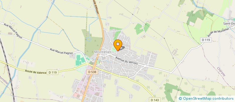 localisation de l'entreprise PROXIMA  MONTELIER