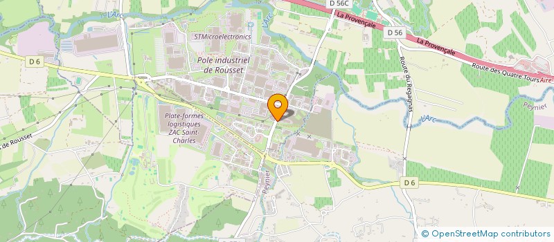 localisation de l'entreprise PROXIMA AUTOMOBILES  ROUSSET