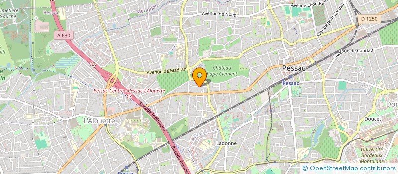 localisation de l'entreprise PROXIMA CENTAURI  PESSAC