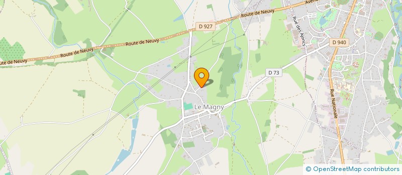 localisation de l'entreprise PROXIMA CLUB à MONTGIVRAY