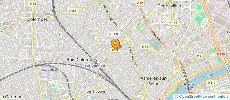localisation de l'entreprise PROXIMA DEVELOPPEMENT à BOIS-COLOMBES