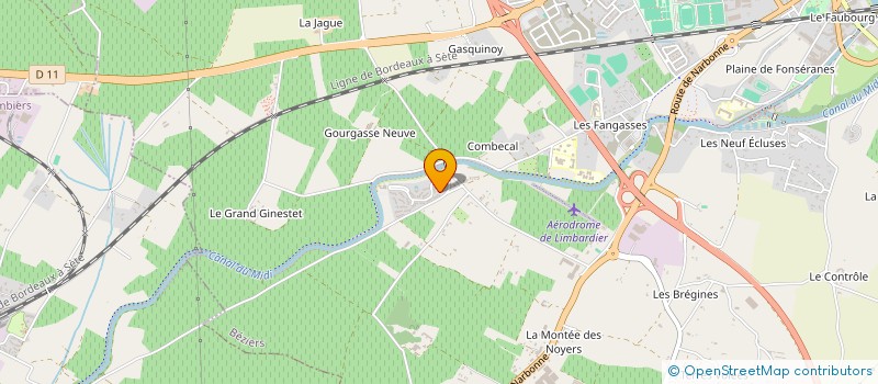 localisation de l'entreprise PROXIMA ESTATE  BEZIERS