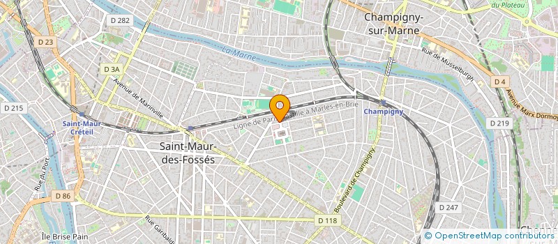 localisation de l'entreprise PROXIMA MARRONNIERS à SAINT-MAUR-DES-FOSSES