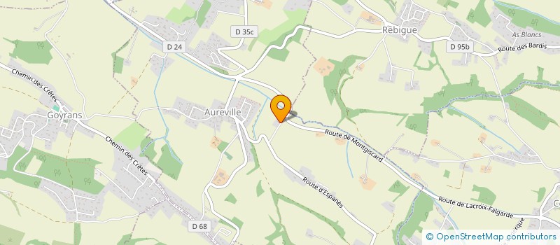 localisation de l'entreprise PROXIMA SCENA  AUREVILLE