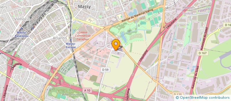 localisation de l'entreprise PROXIMAGE à MASSY