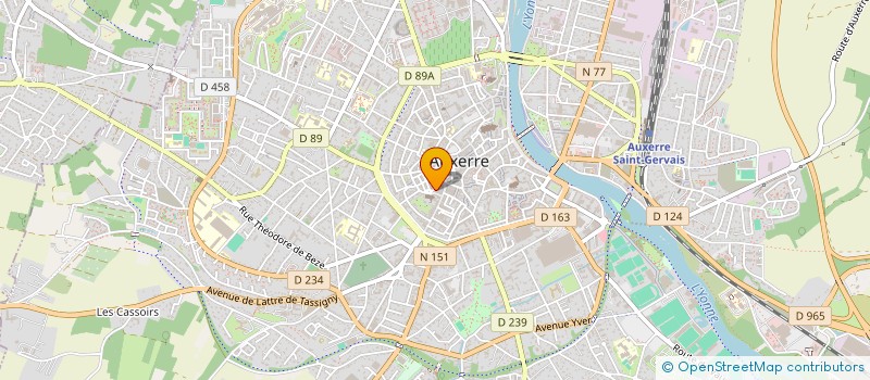 localisation de l'entreprise PROXIMALIA à AUXERRE