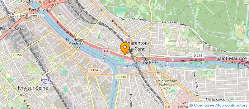 localisation de l'entreprise PROXIMAT à CHARENTON-LE-PONT