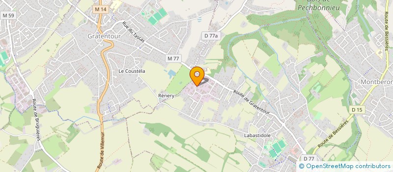 localisation de l'entreprise PROXIMCREATION  PECHBONNIEU