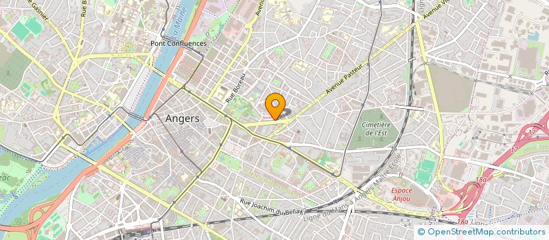 localisation de l'entreprise PROXIMI à ANGERS