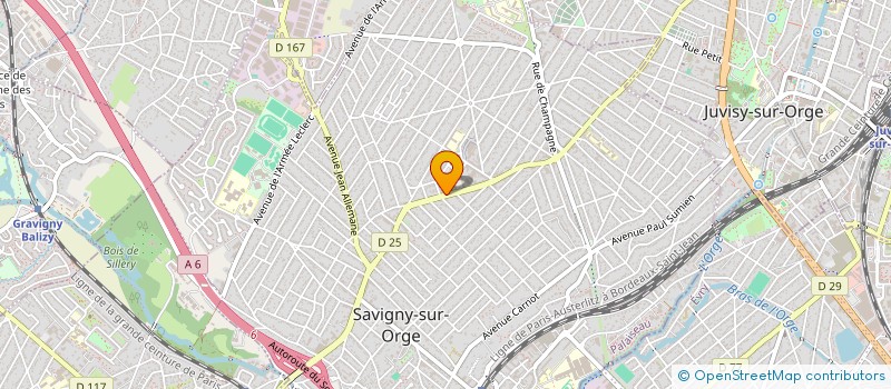 localisation de l'entreprise PROXIMIA à SAVIGNY-SUR-ORGE
