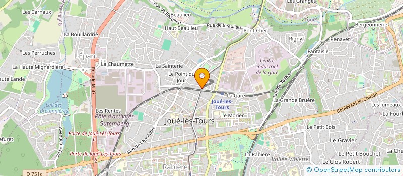 localisation de l'entreprise PROXIMICRO à JOUE-LES-TOURS