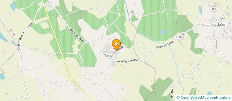 localisation de l'entreprise PROXIMITE à CADALEN