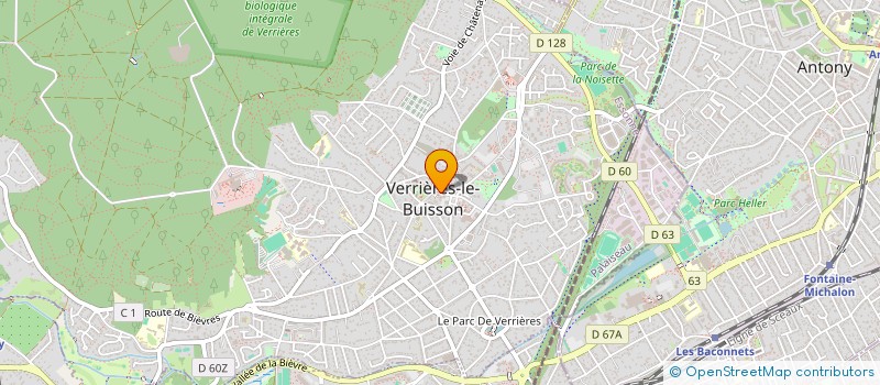 localisation de l'entreprise PROXIMITE à VERRIERES-LE-BUISSON