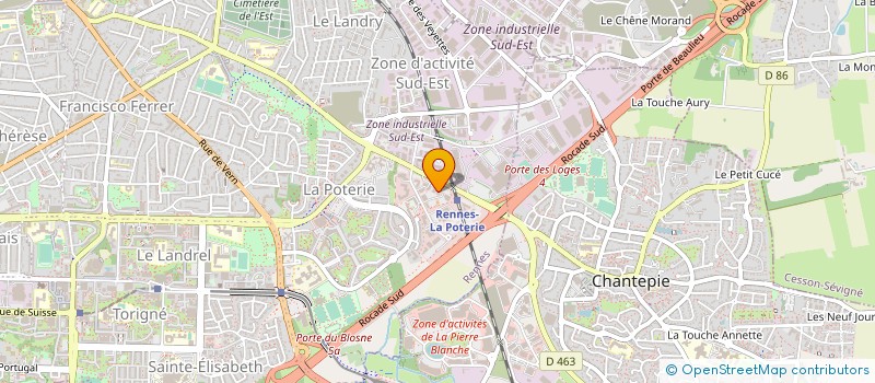 localisation de l'entreprise PROXIMITE CLIENT à RENNES