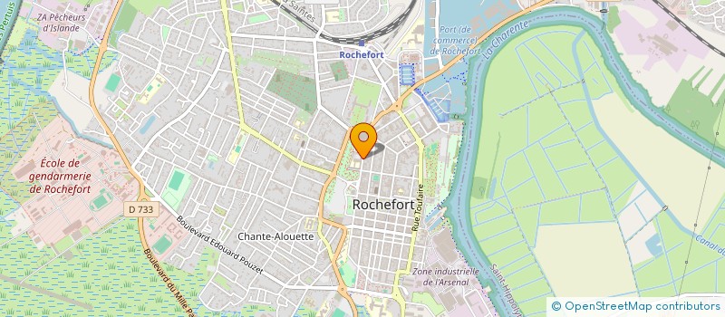 localisation de l'entreprise PROXIMITE.NET SA à ROCHEFORT