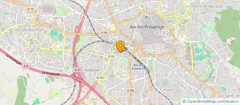 localisation de l'entreprise PROXIMITE.NET SAS à AIX-EN-PROVENCE