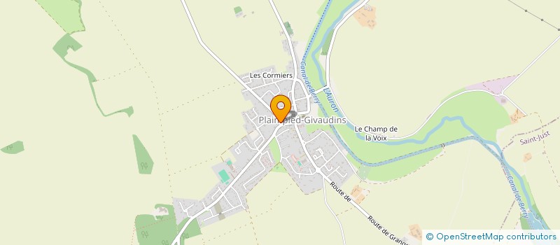 localisation de l'entreprise PROXIMITE PLJP à PLAIMPIED-GIVAUDINS