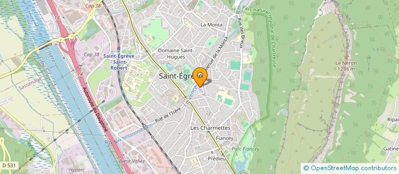 localisation de l'entreprise PROXIMITE SAINT-EGREVE  SAINT-EGREVE