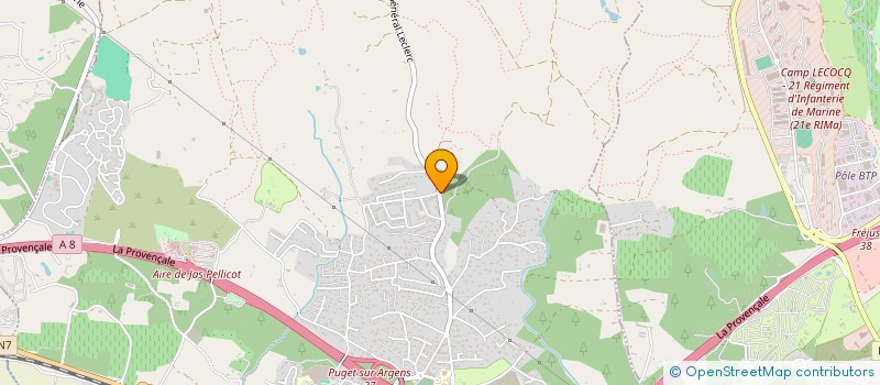 localisation de l'entreprise PROXIMITE SERVICES  PUGET-SUR-ARGENS