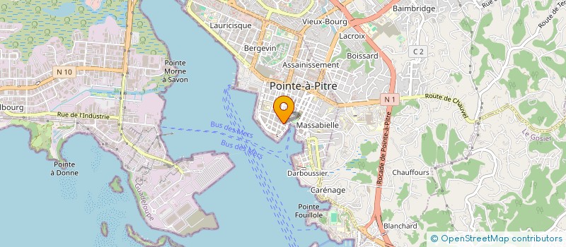 localisation de l'entreprise PROXIMITE SERVICES à POINTE-A-PITRE