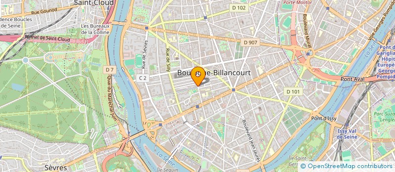 localisation de l'entreprise PROXIMITY à BOULOGNE-BILLANCOURT